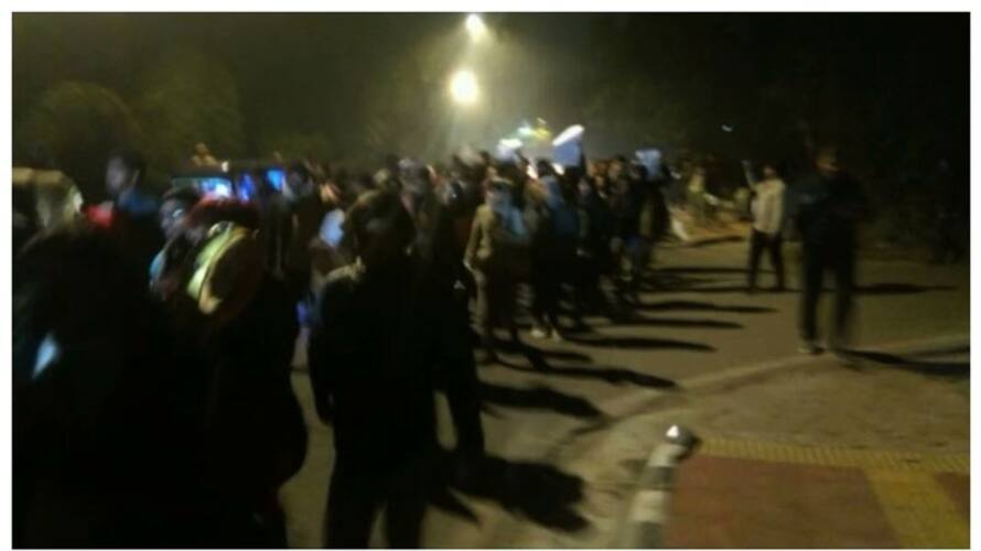Students protest again in JNU Students protest again in JNU