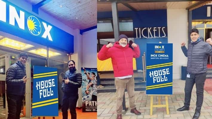 Pathaan Kashmir theatre gets Housefull after 32 years INOX thanks to Shah Rukh Khan