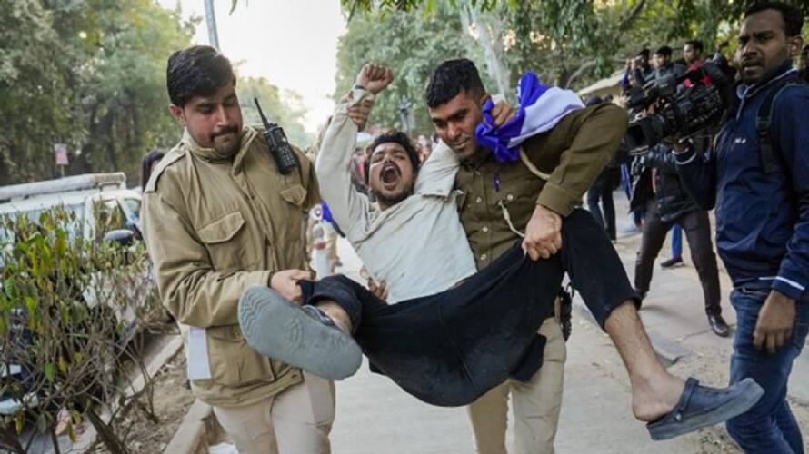 BBC documentary row: Over 20 students detained at Delhi University ahead of planned screening AJR BBC documentary row: Over 20 students detained at Delhi University ahead of planned screening AJR
