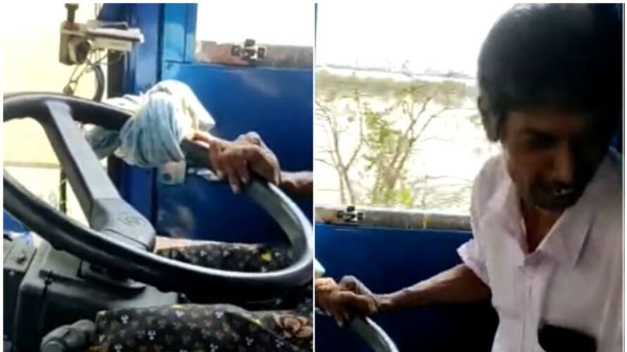 driver moved from driving seat of lorry viral video secret driver moved from driving seat of lorry viral video secret