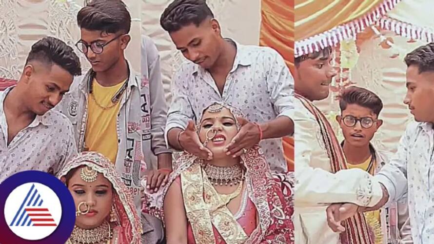 Prank goes wrong: Groom slaps friend who teases bride on wedding stage Vin Prank goes wrong: Groom slaps friend who teases bride on wedding stage Vin