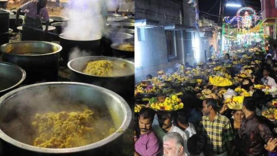 huge numbers of biryani distributed madurai muniyandi temple on 88th year festival huge numbers of biryani distributed madurai muniyandi temple on 88th year festival