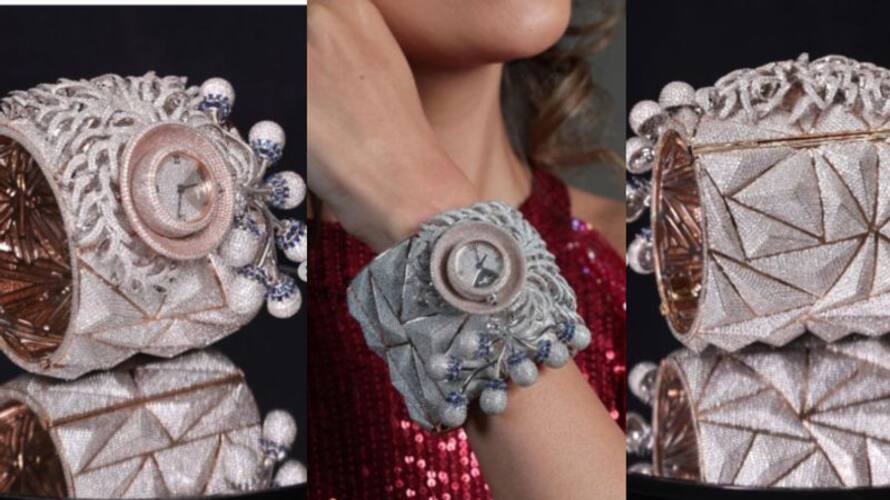 Guinness World Record to set 17524 diamonds on a watch Guinness World Record to set 17524 diamonds on a watch