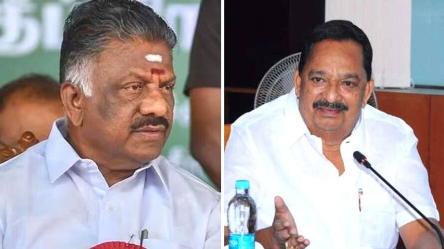 Minister R. Gandhi reply to aiadmk o.panneerselvam in Free Vetti Saree scheme Minister R. Gandhi reply to aiadmk o.panneerselvam in Free Vetti Saree scheme