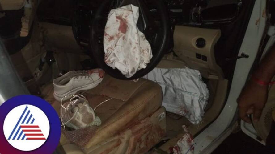 One Died And Three Injured For Car Accident At Mangaluru gvd One Died And Three Injured For Car Accident At Mangaluru gvd