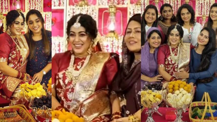 shamna kasim baby shower valakkapu shamna kasim baby shower valakkapu