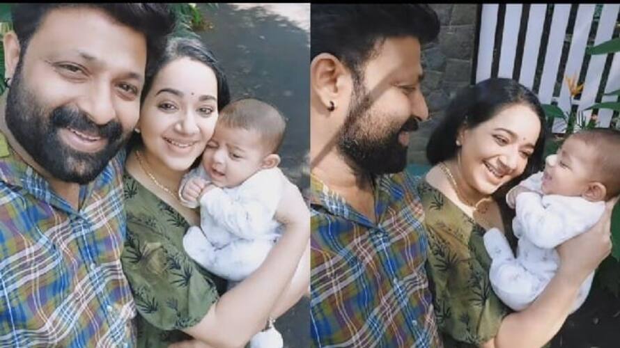 tosh christy and chandra lakshman shares reel video with their child tosh christy and chandra lakshman shares reel video with their child