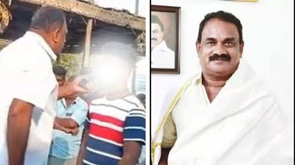 Salem former dmk union leader arrest functionary for abusing Dalit youth over temple entry