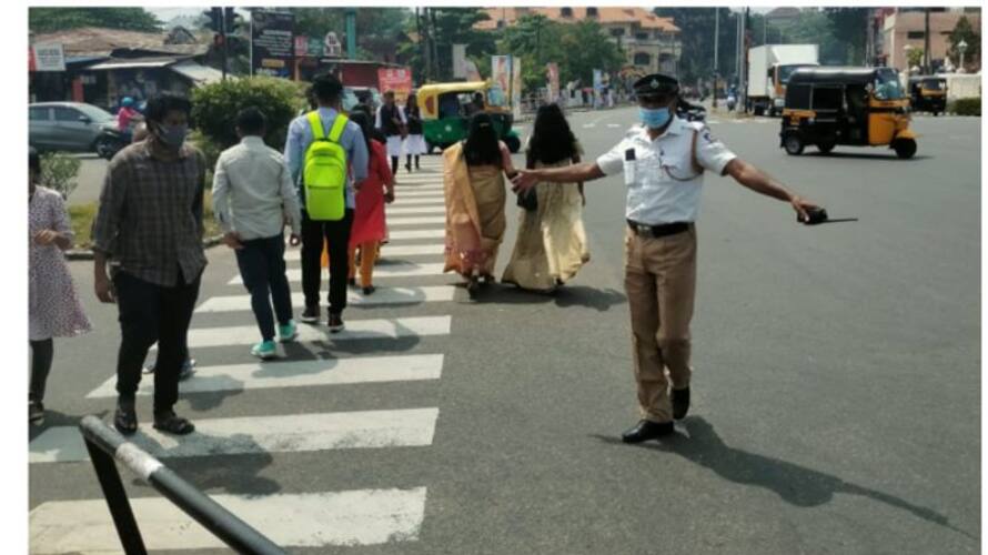 operation white carpet for pedestrians thiruvananthapuram city polices new scheme operation white carpet for pedestrians thiruvananthapuram city polices new scheme