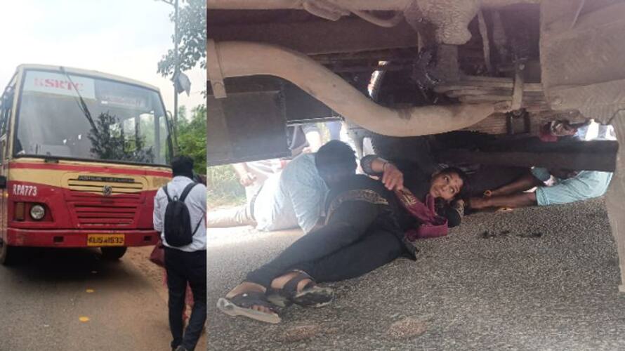 women who fell on road trapped hair under bus tyre gets narrow escape etj women who fell on road trapped hair under bus tyre gets narrow escape etj
