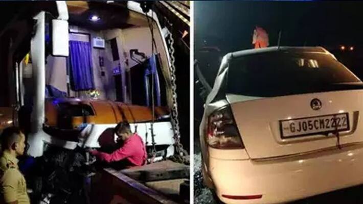 Another terrible accident at the site of Cyrus Mistrys car accident spot, four dead akb Another terrible accident at the site of Cyrus Mistrys car accident spot, four dead akb