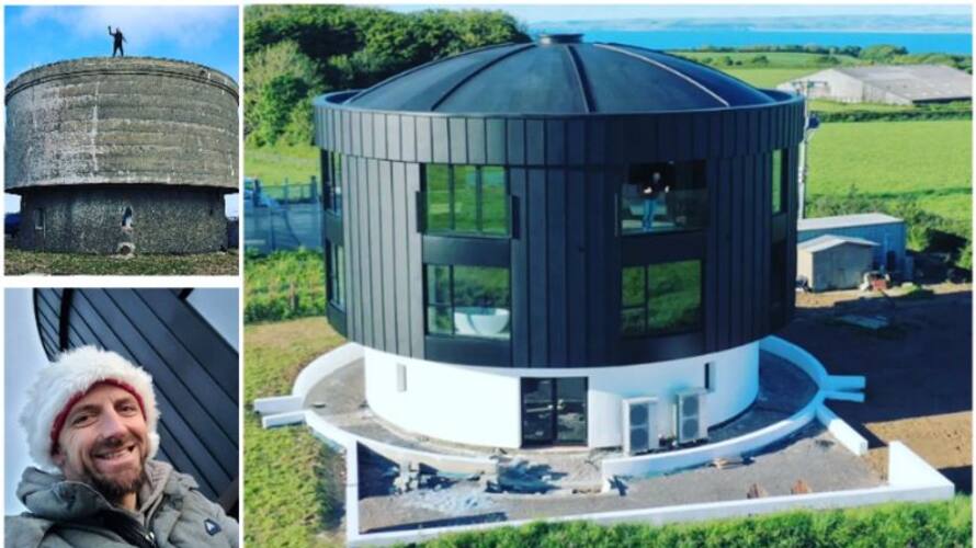 80 year old water tank converted into a luxury house by spending entire property 80 year old water tank converted into a luxury house by spending entire property