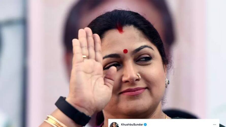 Khushbu Sundar expresses disappointment over Air India for inadequate wheelchair assistance Khushbu Sundar expresses disappointment over Air India for inadequate wheelchair assistance