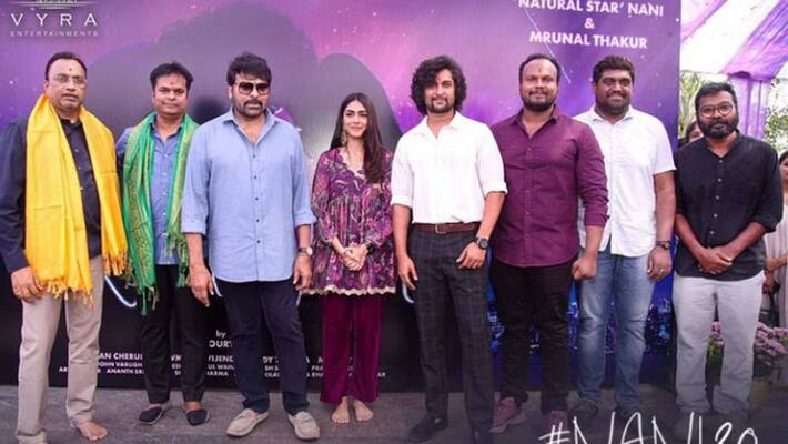 Nani Mrunal Thakur starrer film Nani 30 starts rolling Nani Mrunal Thakur starrer film Nani 30 starts rolling