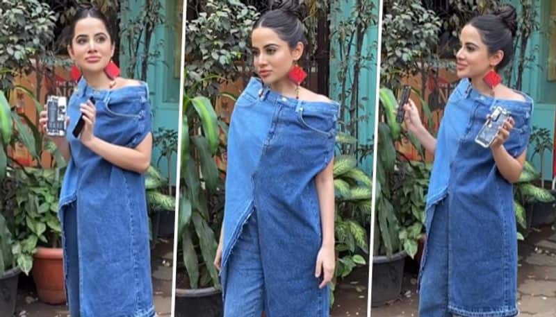 Urfi Javed gives denim-on-denim look a quirky twist by wearing