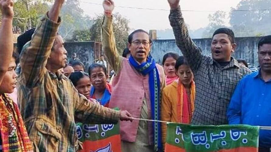 Tripura Election 2023: Denied ticket, BJP MLA quits party, files nomination as independent - adt Tripura Election 2023: Denied ticket, BJP MLA quits party, files nomination as independent - adt