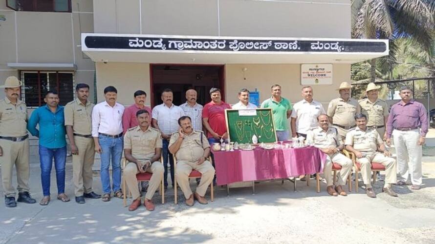 Five Arrested For Home Theft Cases in Mandya grg Five Arrested For Home Theft Cases in Mandya grg