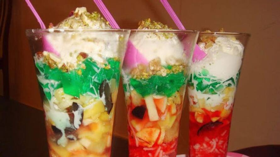 How to make Valentines Special Fruit Falooda in Tamil How to make Valentines Special Fruit Falooda in Tamil