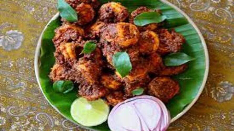 How to make Chettinad Prawn Chukka in Tamil How to make Chettinad Prawn Chukka in Tamil