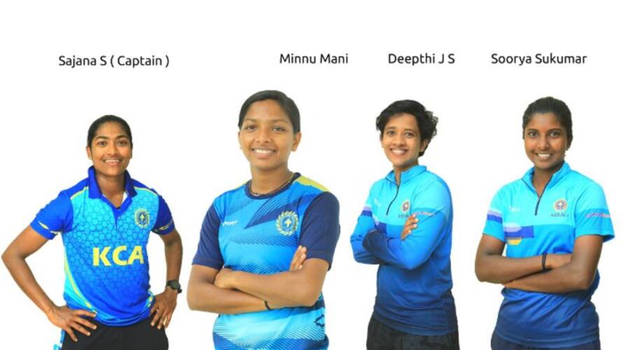 Four players from Kerala selected to south zone senior womens cricket team Sajana S captain jje Four players from Kerala selected to south zone senior womens cricket team Sajana S captain jje