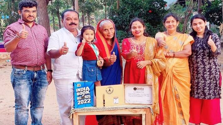 Maski Based Nidhishri Who Placed in the List of India Book Of Record Achievers grg Maski Based Nidhishri Who Placed in the List of India Book Of Record Achievers grg
