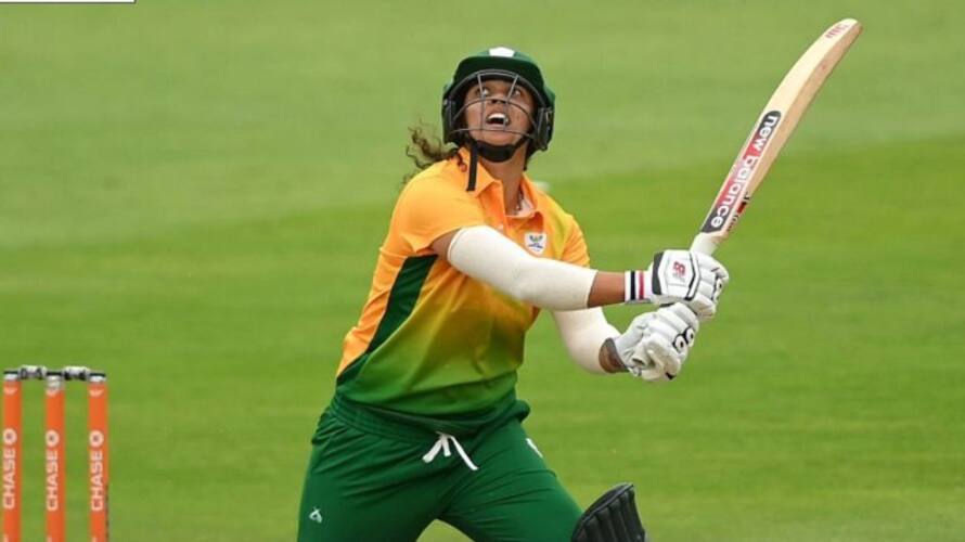 Chloe Tryon hits fifty India Women lost to South Africa Women in Womens T20I Tri Series in South Africa 2023 final jje Chloe Tryon hits fifty India Women lost to South Africa Women in Womens T20I Tri Series in South Africa 2023 final jje