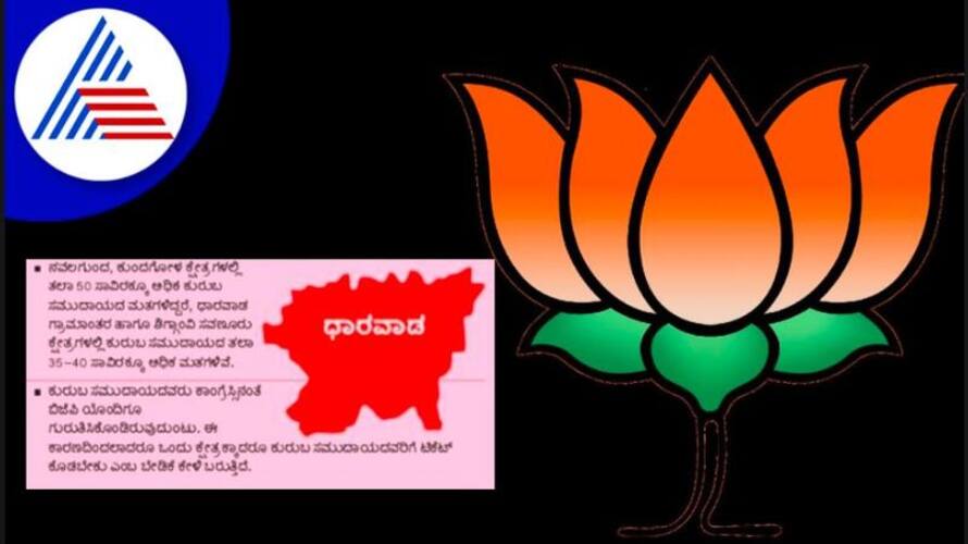 Why BJP has not given tickets to kuruba community so far at dharwad constitueancy rav Why BJP has not given tickets to kuruba community so far at dharwad constitueancy rav