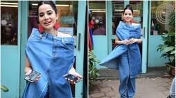 Urfi Javed Gives a Creative Twist To Her Denim Jeans Because