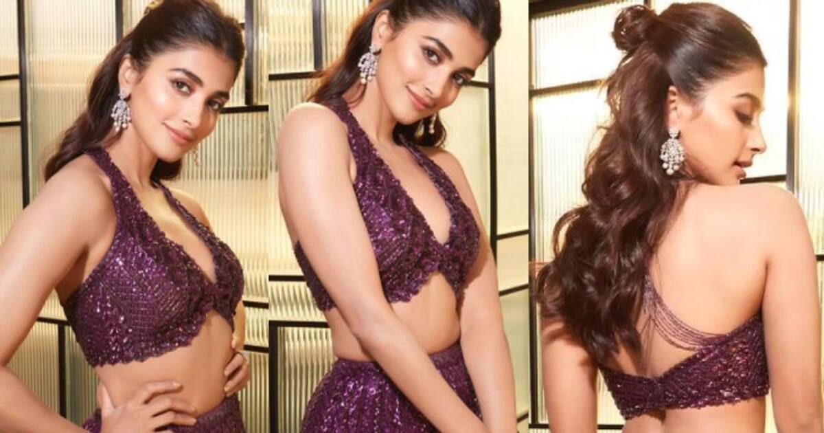 ஜிகுஜிகு உடையில் சிக்கென போஸ் கொடுத்து... கிளாமர் குயினாக மின்னும் பூஜா ஹெக்டே - வைரல் கிளிக்ஸ் இதோ