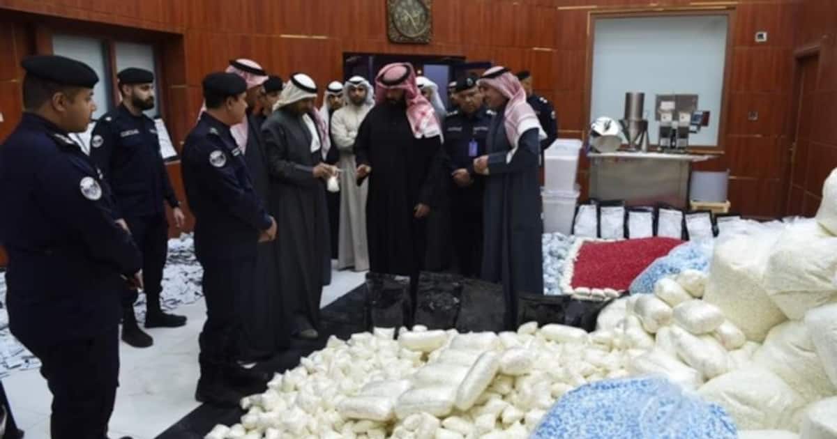 കുവൈത്തില്‍ വൻ ലഹരിവേട്ട; പിടിച്ചെടുത്തത് ഒന്നരക്കോടി ദിനാറിന്‍റെ