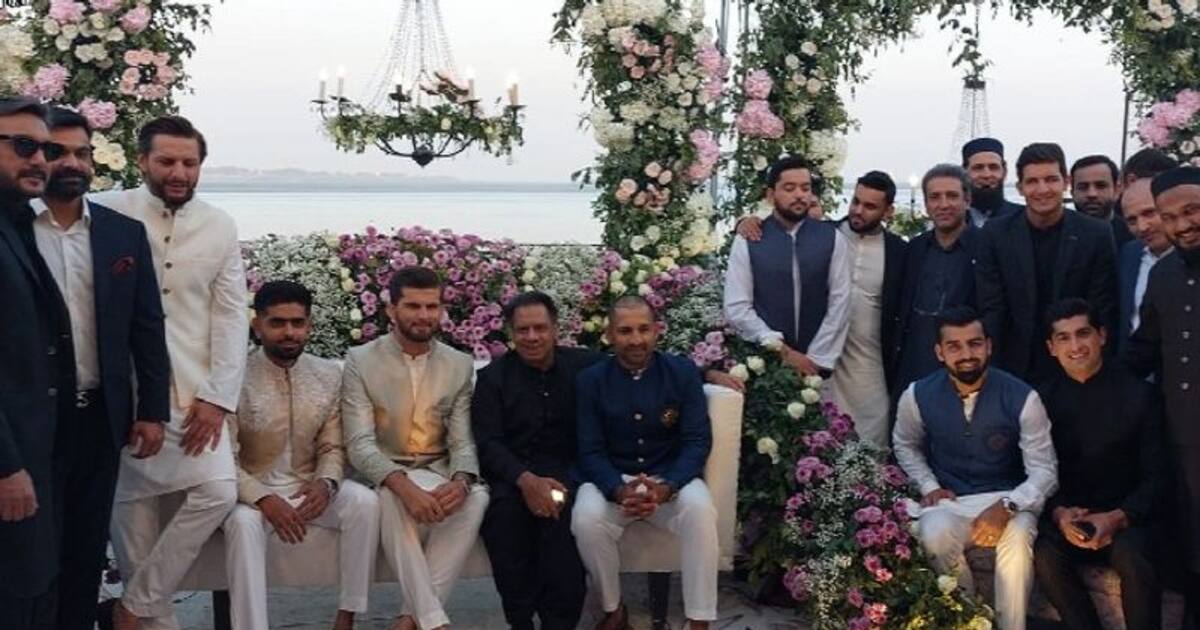 பாகிஸ்தான் வேகப்பந்து வீச்சாளர் ஷாகீன் ஷா அப்ரிதி - அன்ஷா திருமண புகைப்படங்கள்!