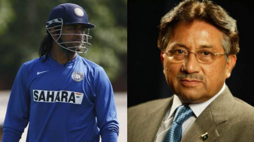 Dhoni Dont Cut Your Hair: When Parvez Musharaf Praised Indian Former Skipper Long Hair, Watch video MSV Dhoni Dont Cut Your Hair: When Parvez Musharaf Praised Indian Former Skipper Long Hair, Watch video MSV