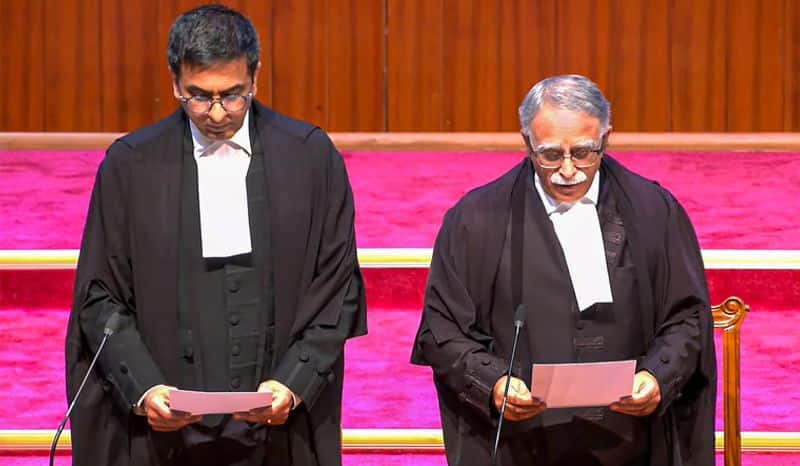 Five new Supreme Court judges took their swearing in from CJI D Y Chandrachud.