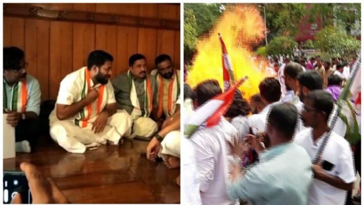 Fuel cess must be withdrawn; Congress and BJP intensified their protest Fuel cess must be withdrawn; Congress and BJP intensified their protest