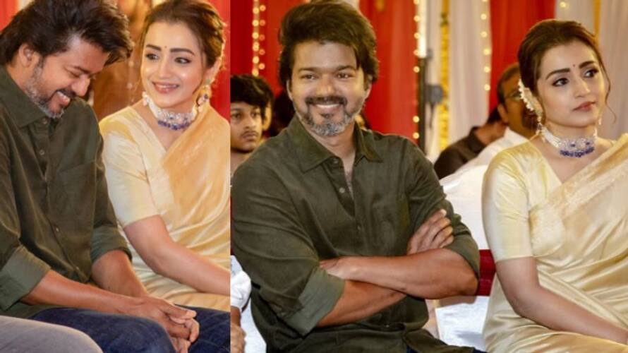 Trisha walked out of Thalapathy Vijay-Lokesh Kanagarajs Leo trisha mother Uma clarification on rumour vvk Trisha walked out of Thalapathy Vijay-Lokesh Kanagarajs Leo trisha mother Uma clarification on rumour vvk