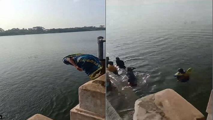 Women Wearing Sarees and Diving Into Thamirabarani River, Tamil Nadu Video goes Viral - bsb Women Wearing Sarees and Diving Into Thamirabarani River, Tamil Nadu Video goes Viral - bsb