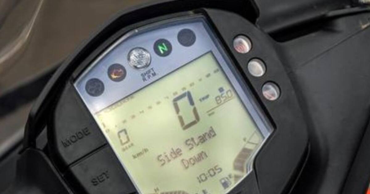 New bike, no odometer cable; MVD has been picked up by fraud. Dealer