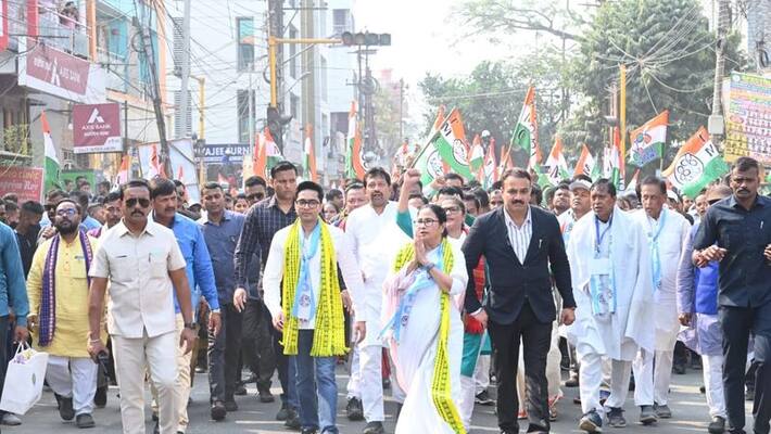 Tripura elections: Mamata Banerjee's mega roadshow Comments that the state is his second home Tripura elections: Mamata Banerjee's mega roadshow Comments that the state is his second home