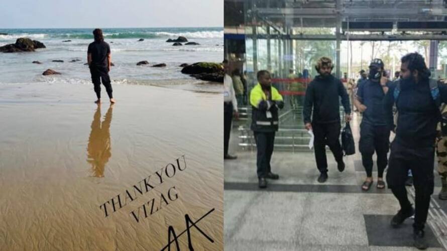 pushpa 2 vizag schedule complete allu arjun post viral pushpa 2 vizag schedule complete allu arjun post viral