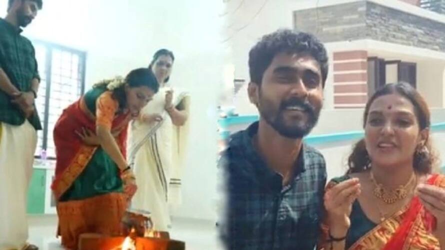 parvathy vijay and arun share their joy of new home video youtube parvathy vijay and arun share their joy of new home video youtube