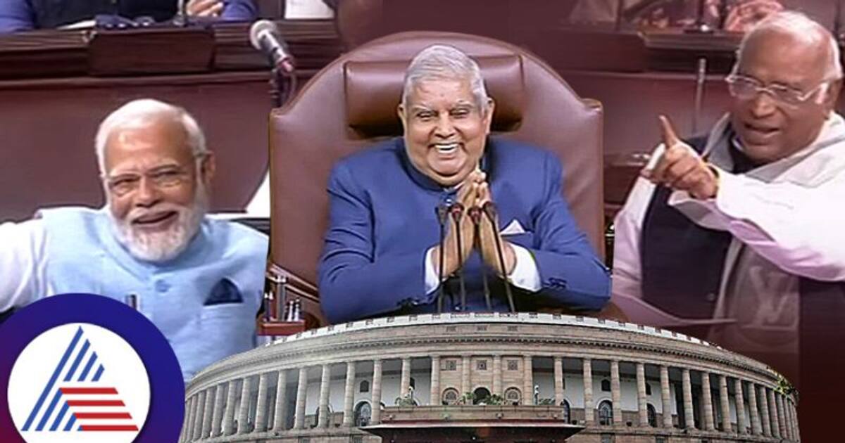 காங்கிரஸ் தலைவர் கார்கே பேச்சால் நாடாளுமன்றத்தில் சிரிப்பலை! பிரதமர் மோடியும் சிரித்து ரசித்தார்