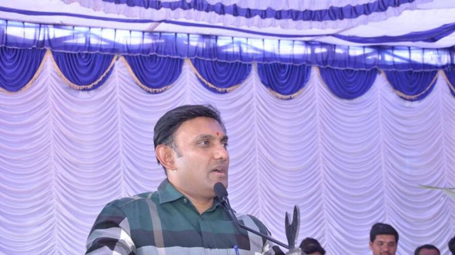 Sincere effort to establish IIT in Muddenahalli Says Minister Dr K Sudhakar At Chikkaballapur gvd Sincere effort to establish IIT in Muddenahalli Says Minister Dr K Sudhakar At Chikkaballapur gvd