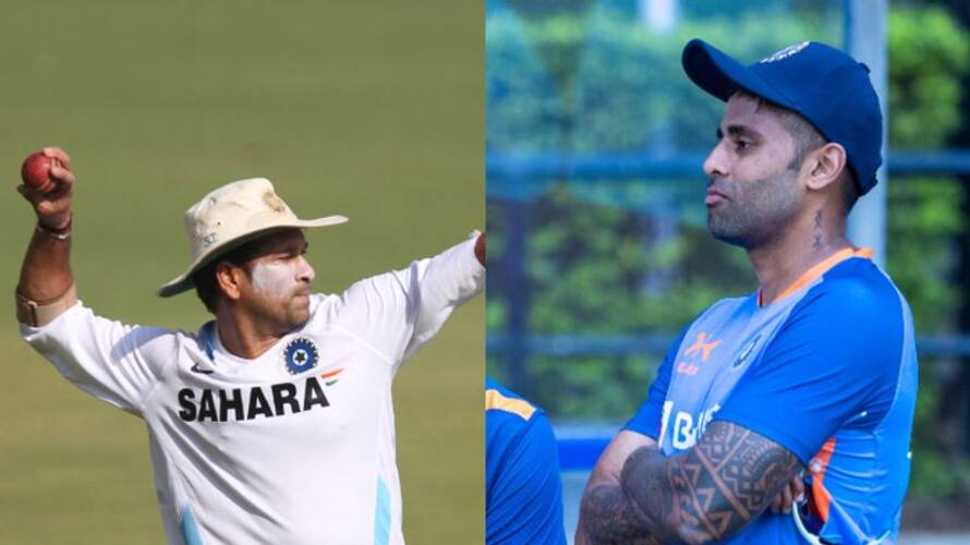 IND vs AUS Border Gavaskar Trophy 2023 Sachin Tendulkar bats for Suryakumar Yadav jje IND vs AUS Border Gavaskar Trophy 2023 Sachin Tendulkar bats for Suryakumar Yadav jje