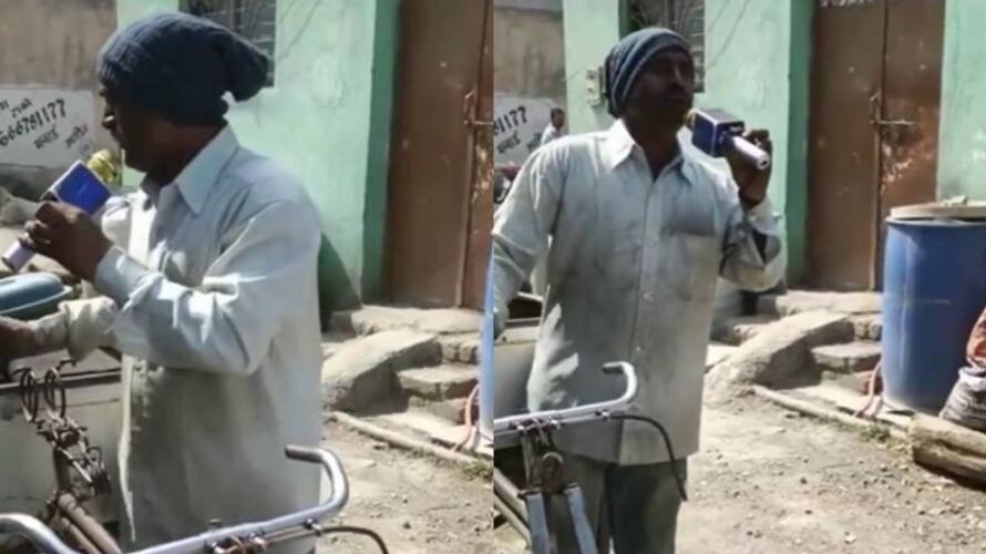 scrap collectors heart warming singing goes viral scrap collectors heart warming singing goes viral