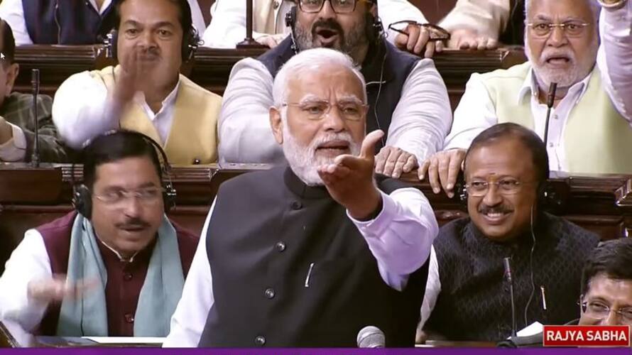 Why Not Use Nehru's Surname?" PM Modi ask to Gandhis prm Why Not Use Nehru's Surname?" PM Modi ask to Gandhis prm