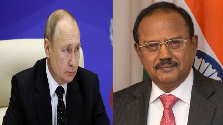Ajit Doval visit to Russia and met Russian President Putin Ajit Doval visit to Russia and met Russian President Putin