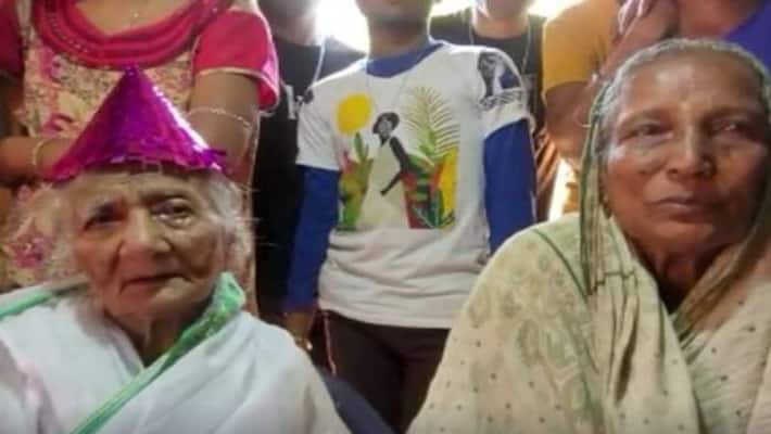 110 years old woman gets new hair and teeth, family celebrates 'Rebirth' celebrations in West Bengal - bsb