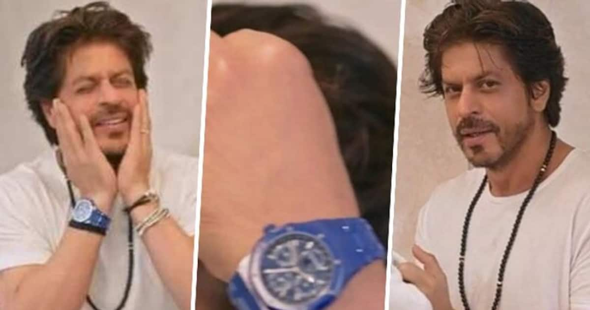 Shah Rukh Khan wears Audemars Piguet's blue Royal Oak Perpetual