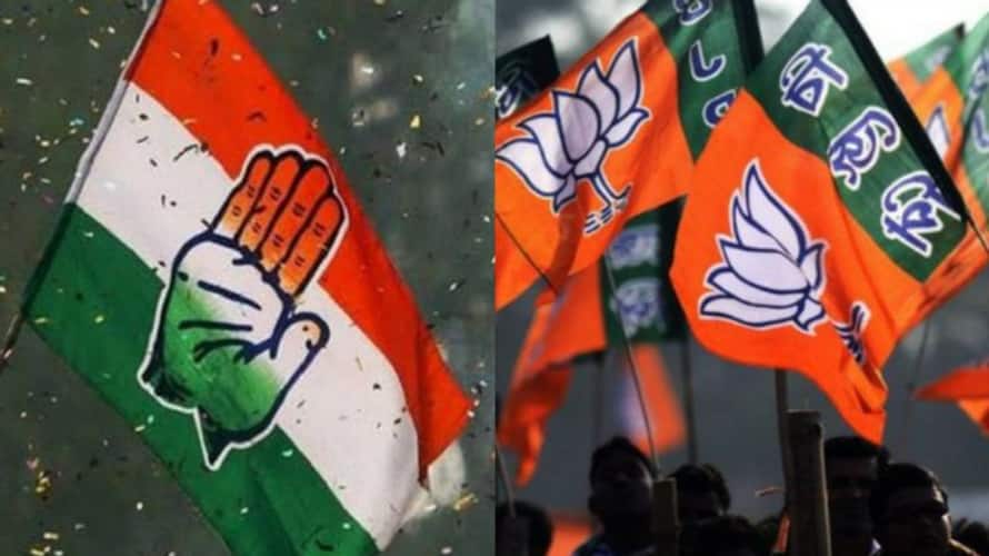Before the elections the BJP and Congress campaigned loudly in belgum rav Before the elections the BJP and Congress campaigned loudly in belgum rav