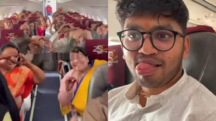 Groom booked the entire flight to go to his own wedding, Video goes viral - bsb